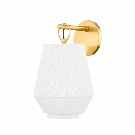 HUDSON VALLEY 1 Light Wall sconce BKO500-AGB